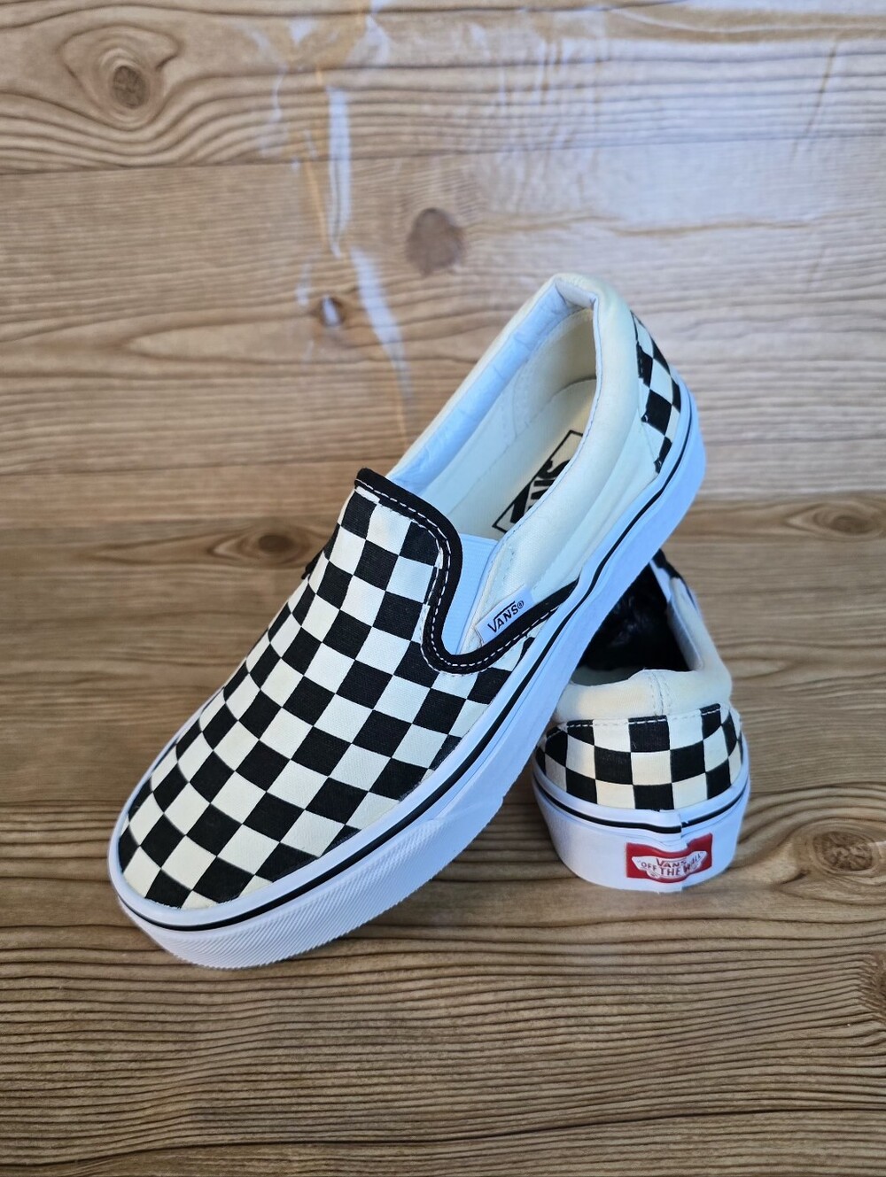 VANS Slip-On Checkered Sneakers